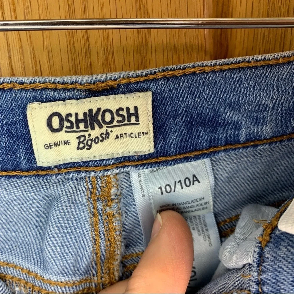 Oshkosh Boys B'gosh Bottoms Oshkosh Jeans - Size 10 10A - Blue Denim - Adj Waist